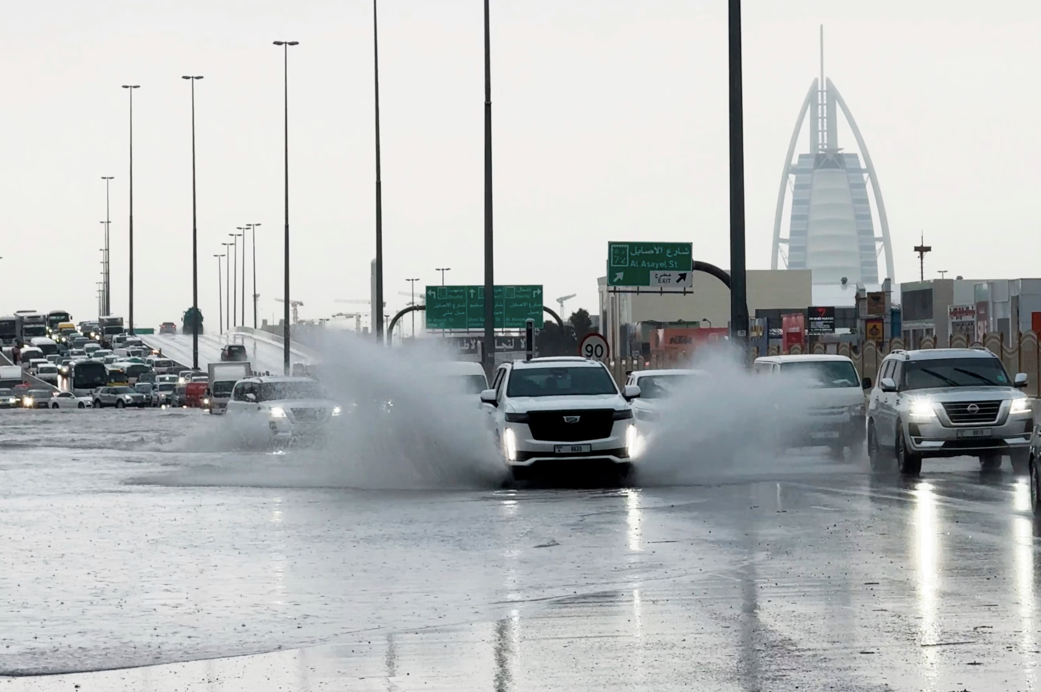 Desert deluge in Dubai as they get heaviest rainfall in 75 years
